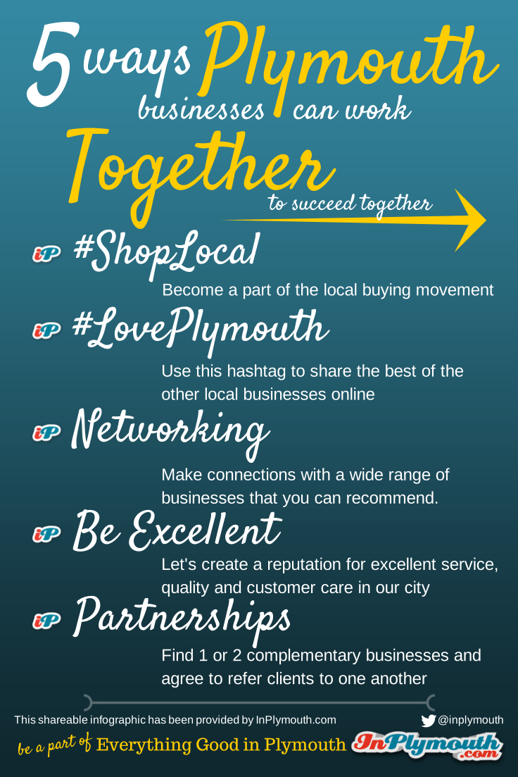 Infographic - 5 ways Plymouth businesses can work together